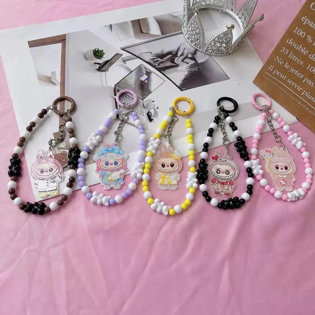 Phone or medal hanger with labubu in various colors
