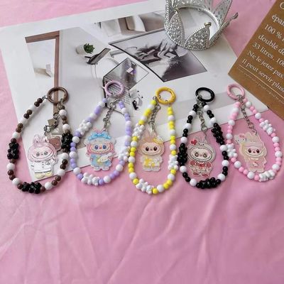 Phone or medal hanger with labubu in various colors