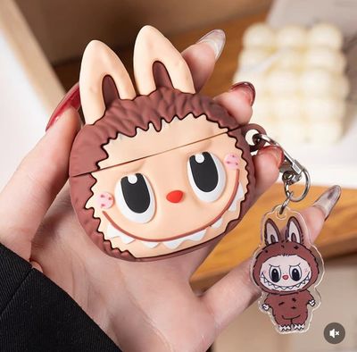 AirPods case labubu with medal
