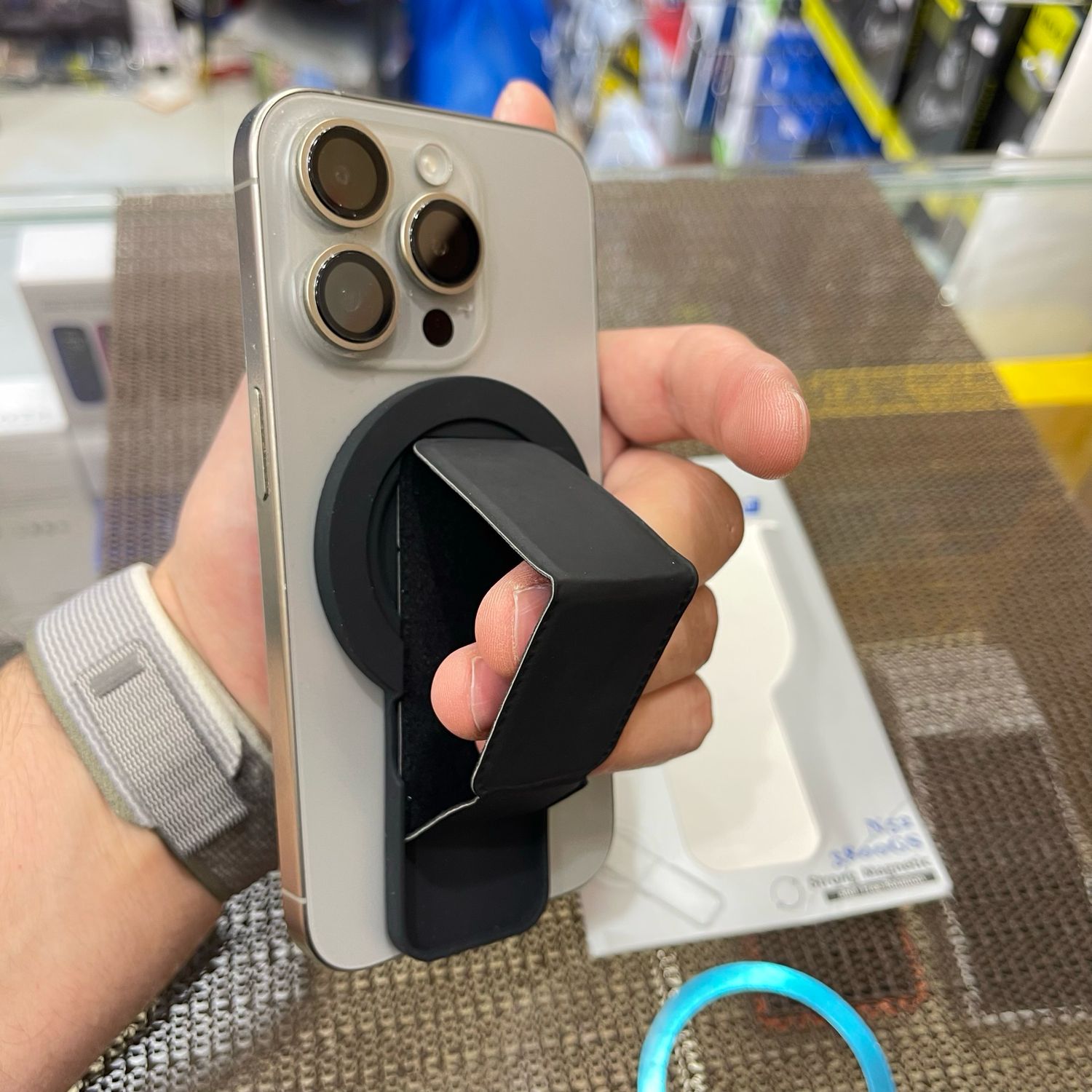 Phone grip 4in1 MagSafe magnet holder - grip - magnetic for holders 