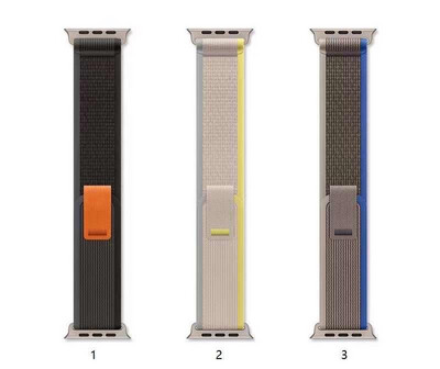 Strap for Apple Watch Ultra, raw, sticky, in three colors Light, comfortable, sporty, elegant (For size 42-44-45-46-49)