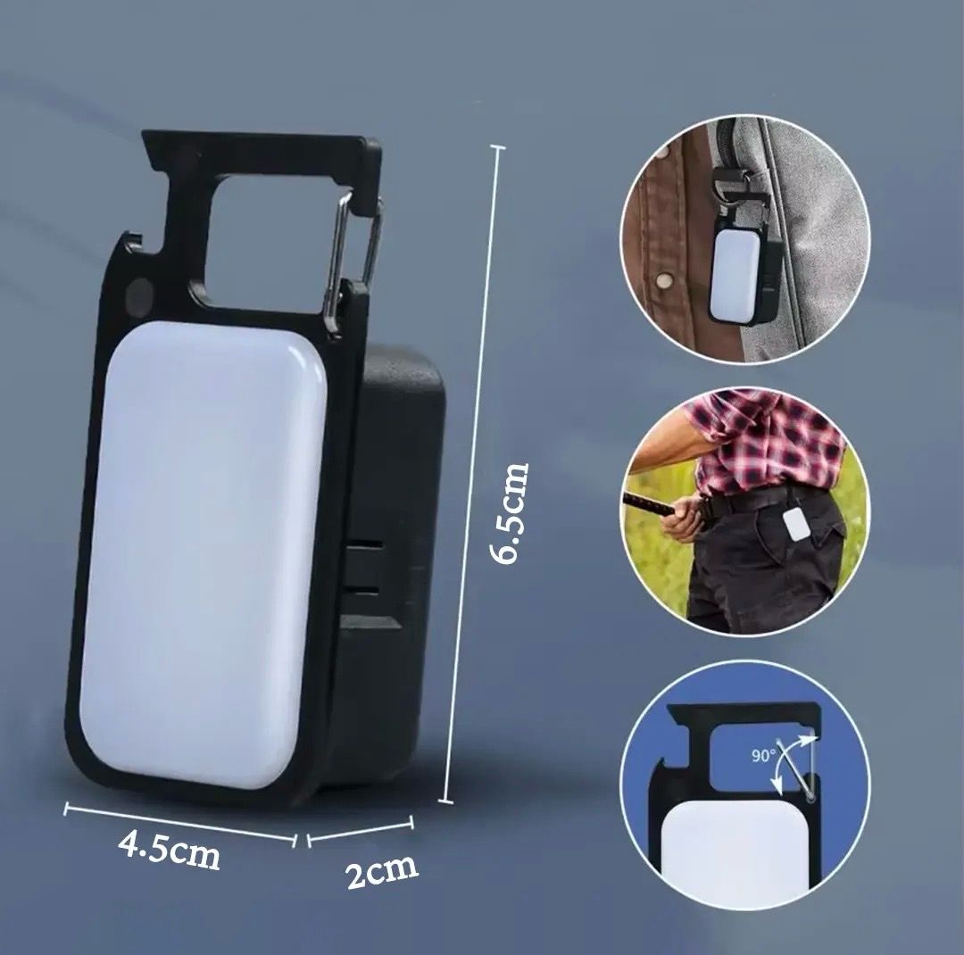 A small light, charging Type C 3 lighting modes Pepsi Key, Magnet, Fast Charging, Key Attachment, Stand