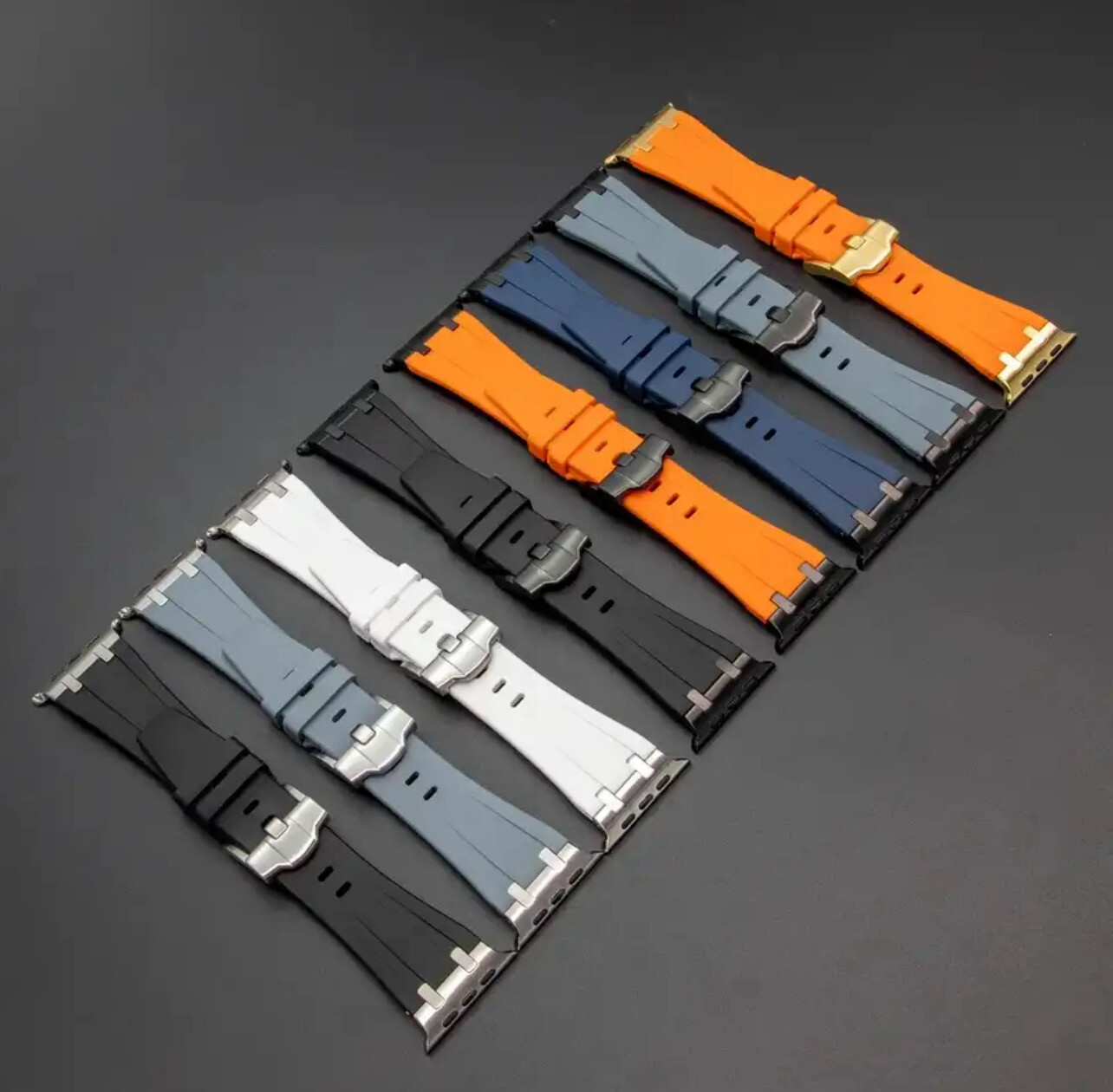 Strap for apple watch design AP many colors for size (42-44-45-46-49)