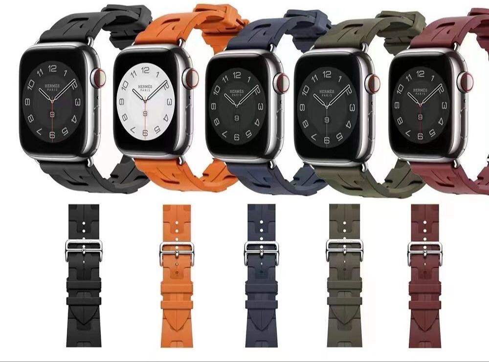 Strap Apple Watches size ( 42-44-45-46-49 ) design hermc high quality