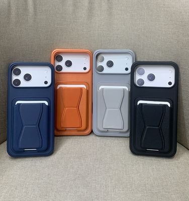 Mofty case practical leather, 4 in 1 wallet, handle, magnet, and stand, length and width