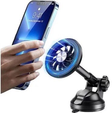 The cannon stand is movable, extends and retracts, and has a strong magnetic MagSafe 