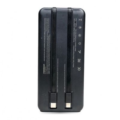 بور بانك ون مست 20 الف شحن سريع 22.5 واط مع كيبلين لايتنق وتايب سي وشاشه عرض 