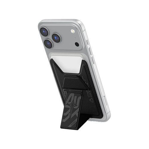 SkinArma Kado Phantom Wallet - MagSafe Magnetic Card Wallet with Grip and Stand