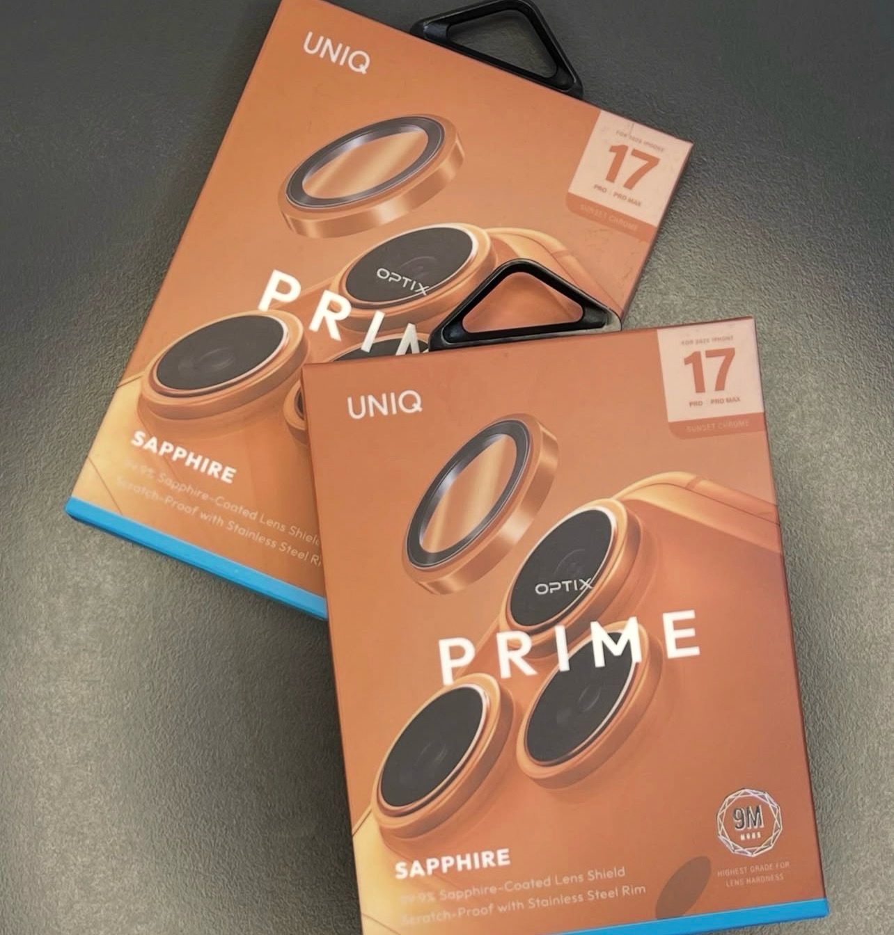      Uniq Optix Prime Stainless Steel Frame Sapphire Camera Lens Protector Best image quality and scratch resistance
