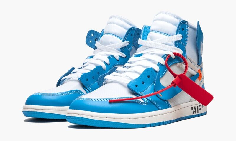 NIKE X OFF-WHITE AIR JORDAN 1 RETRO HIGH "Off-White - UNC"