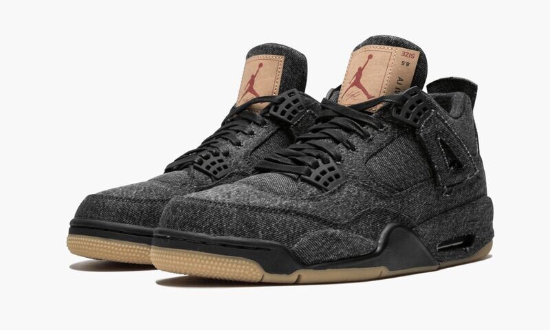 JORDAN AIR JORDAN 4 RETRO LEVIS NRG "Black Levis"