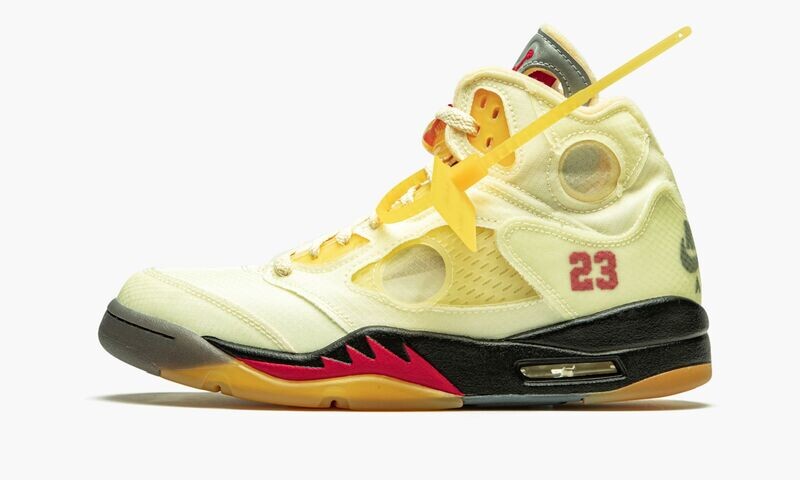 NIKE X OFF-WHITE AIR JORDAN 5 RETRO SP &quot;Off-White - Sail&quot;