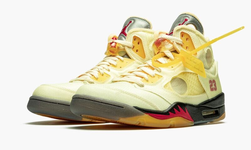 NIKE X OFF-WHITE AIR JORDAN 5 RETRO SP "Off-White - Sail"