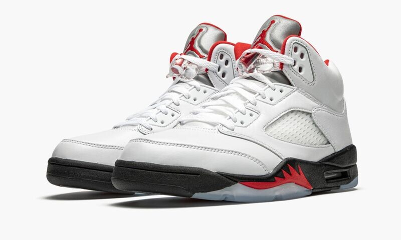 JORDAN AIR JORDAN 5 RETRO "Fire Red Silver Tongue 2020"