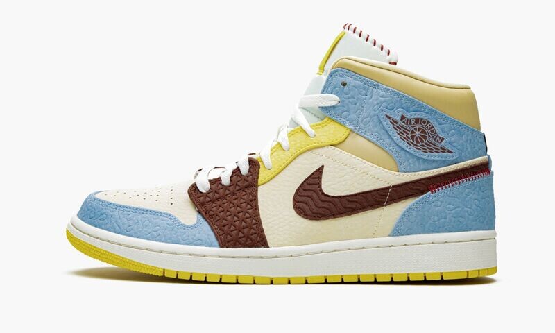 JORDAN AIR JORDAN 1 MID SE &quot;Maison Chateau Rouge Fearless&quot;