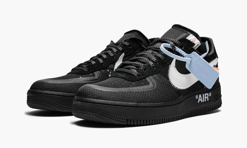 NIKE X OFF-WHITE THE 10: NIKE AIR FORCE 1 LOW "Off-White Black"