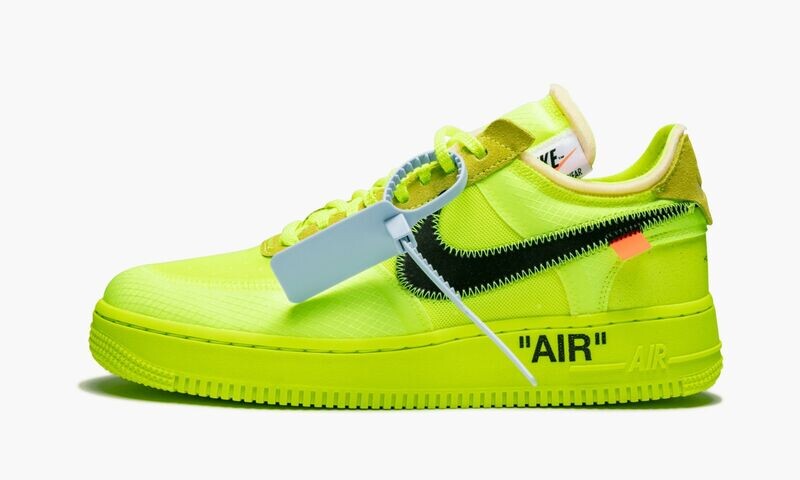 NIKE X OFF-WHITE THE 10: NIKE AIR FORCE 1 LOW &quot;Off-White Volt&quot;