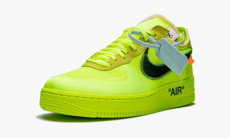 NIKE X OFF-WHITE THE 10: NIKE AIR FORCE 1 LOW "Off-White Volt"