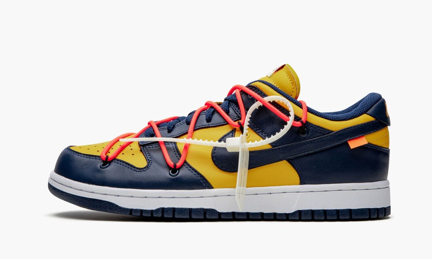 NIKE X OFF-WHITE DUNK LOW &quot;Off-White - University Gold&quot;