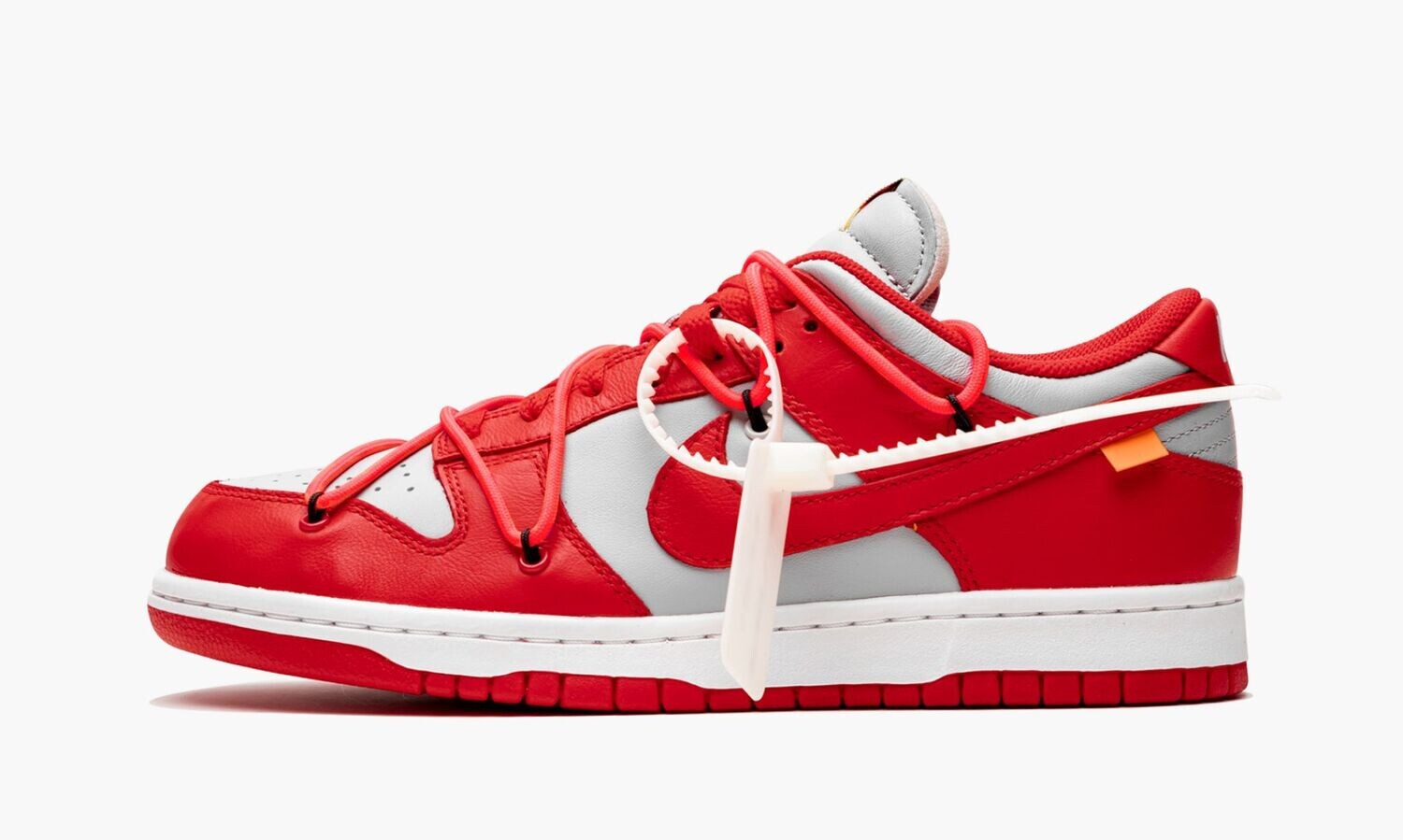 NIKE X OFF-WHITE DUNK LOW &quot;Off-White - University Red&quot;