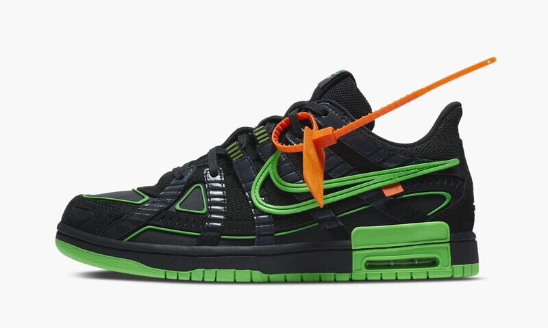NIKE X OFF-WHITE AIR RUBBER DUNK &quot;Off-White - Green Strike&quot;