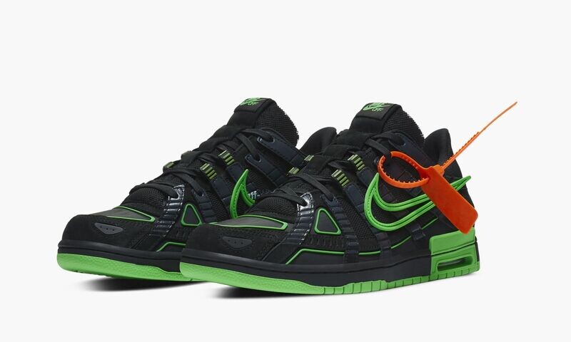 NIKE X OFF-WHITE AIR RUBBER DUNK "Off-White - Green Strike"
