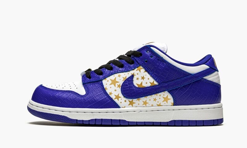 NIKE SB DUNK LOW &quot;Supreme - Stars - Hyper Blue&quot;