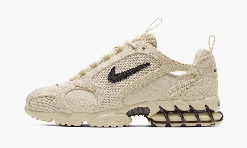NIKE AIR ZOOM SPIRIDON CAGED &quot;Stussy - Fossil&quot;