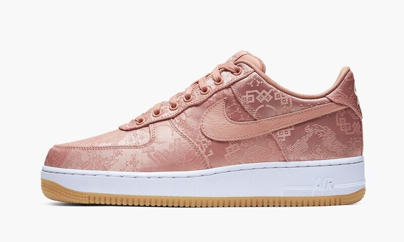 NIKE AIR FORCE 1 PRM &quot;CLOT - Rose Gold Silk&quot;