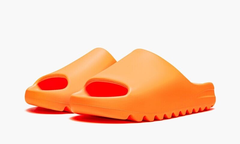 ADIDAS YEEZY YEEZY "ENFLAME ORANGE" SLIDES