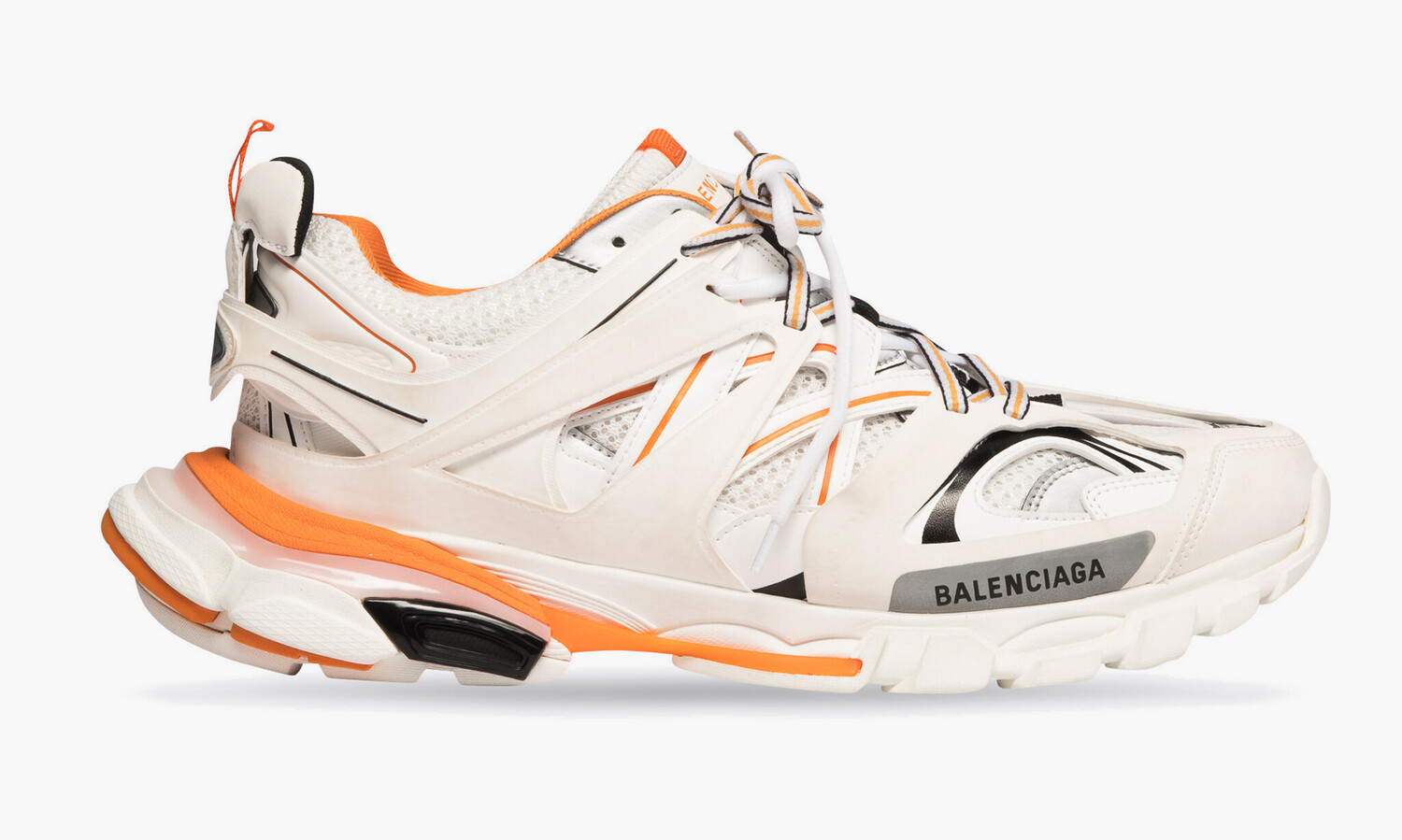 BALENCIAGA MEN&#39;S TRACK SNEAKER IN WHITE