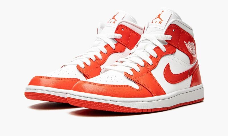 JORDAN WMNS AIR JORDAN 1 MID "Habanero Red"