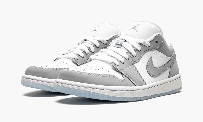 JORDAN WMNS AIR JORDAN 1 LOW "White / Wolf Grey"