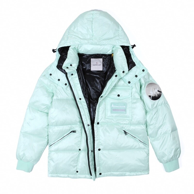 Moncler X Fragment Design Blue Down Jacket