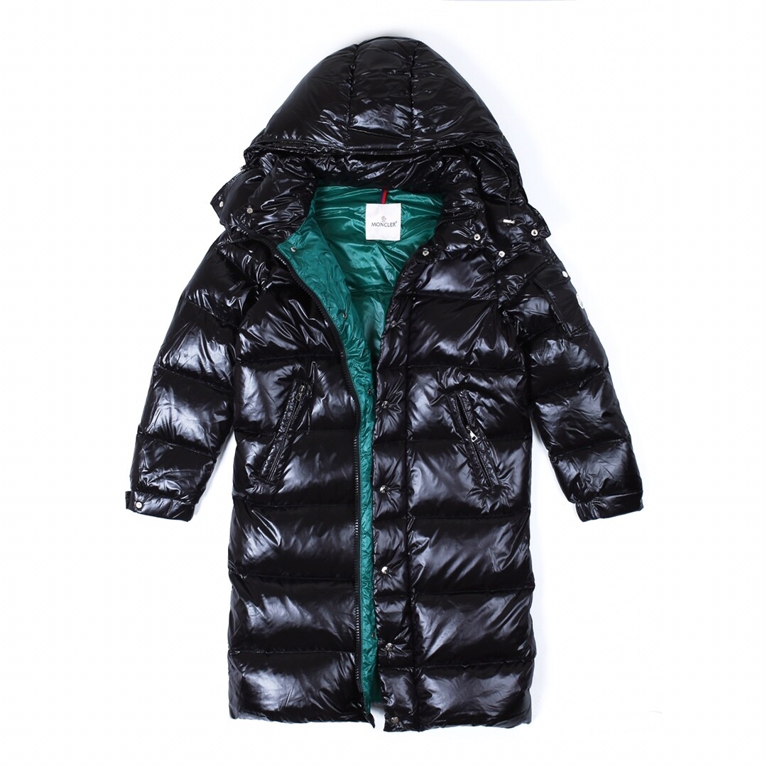 Moncler Long Jacket Blakc Down