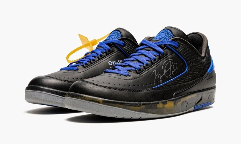 JORDAN AIR JORDAN 2 LOW OG SP "Off-White - Black/Blue"