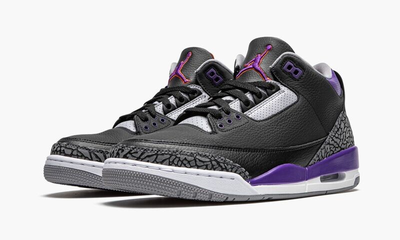 JORDAN AIR JORDAN 3 RETRO "Court Purple"