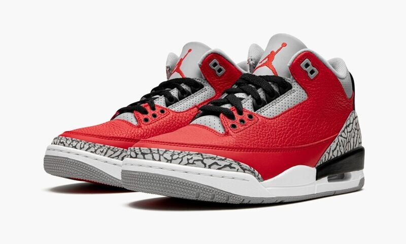 JORDAN AIR JORDAN 3 RETRO "Red Cement/Unite"