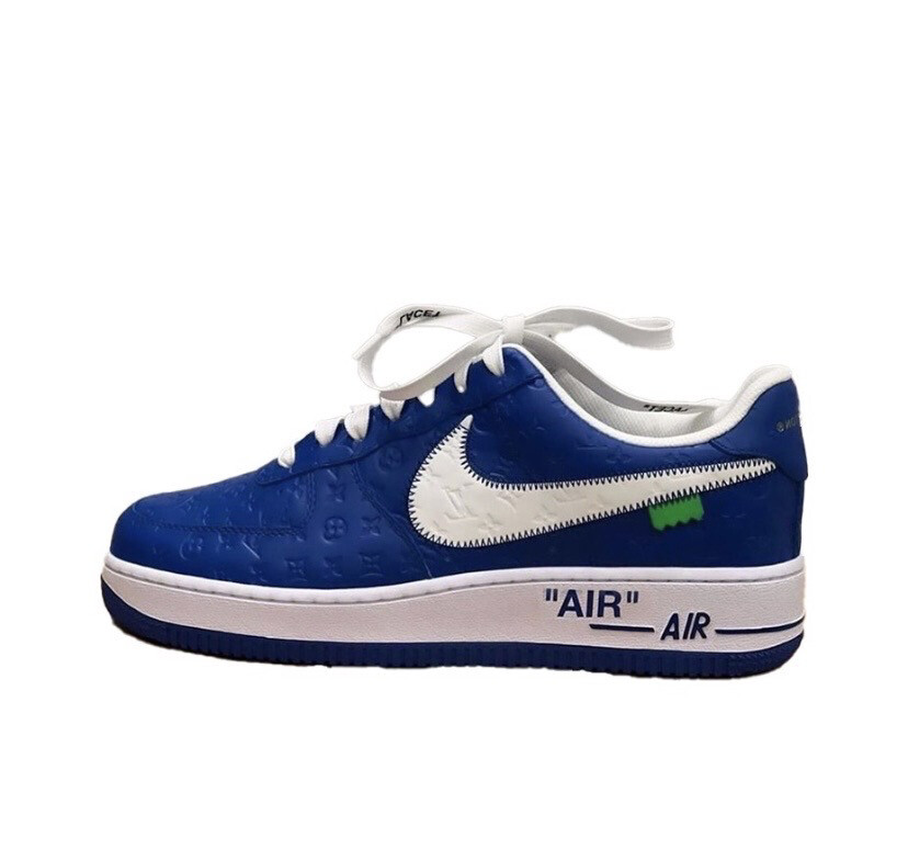 Louis Vuitton X Nike Air Force 1 Low Dark Blue