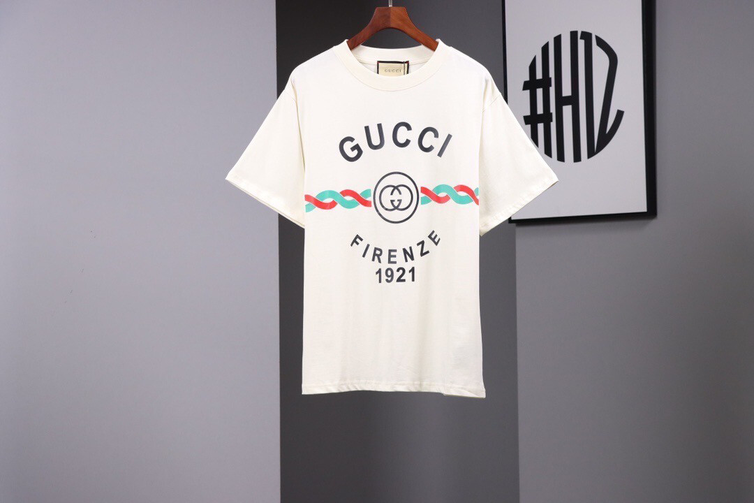 Gucci SS22 White 1921 T-Shirt Best High Quality