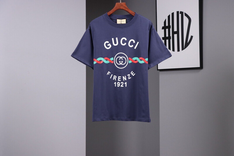 Gucci SS22 Blue 1921 T-shirt Best High Quality