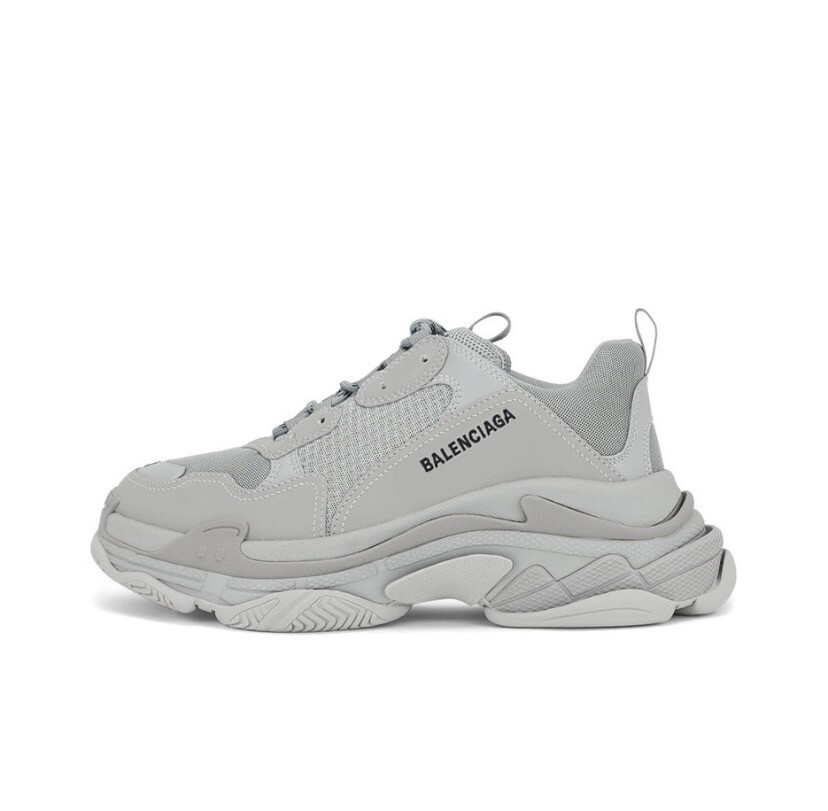 Balenciage Triple S Grey Color Sneakers