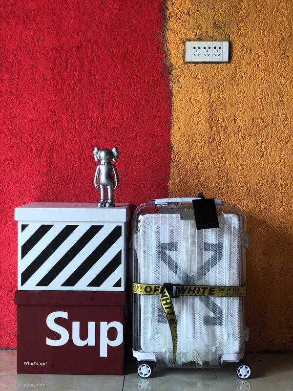 RIMOWA x Off White 20 Inches Luggage White