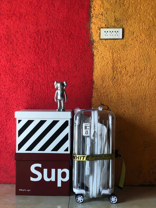 RIMOWA x Off White 20 Inches Luggage White