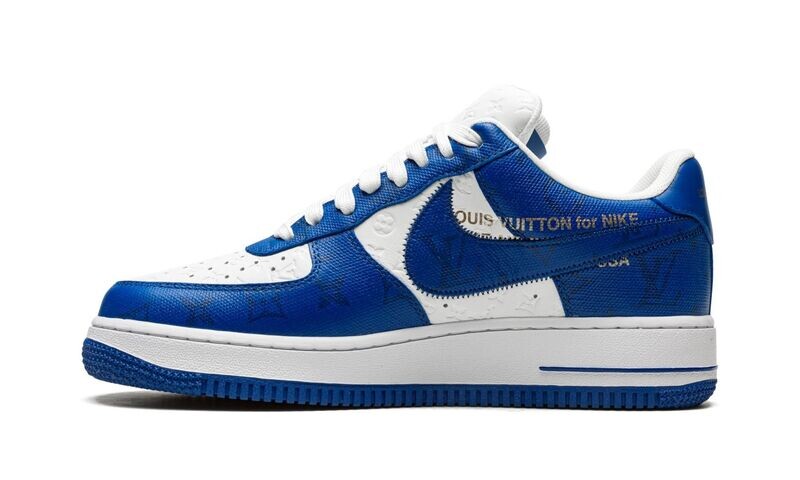 NIKE LOUIS VUITTON AIR FORCE 1 LOW "Virgil Abloh - White/Blue"