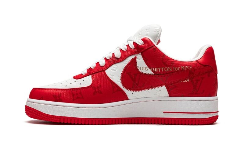 NIKE LOUIS VUITTON AIR FORCE 1 LOW "Virgil Abloh - White/Red"