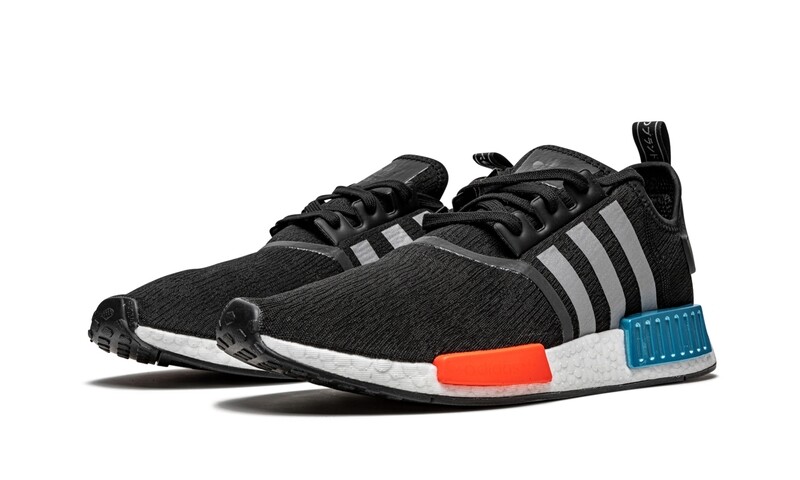 ADIDAS NMD_R1 "Black / Silver / Solar Red"
