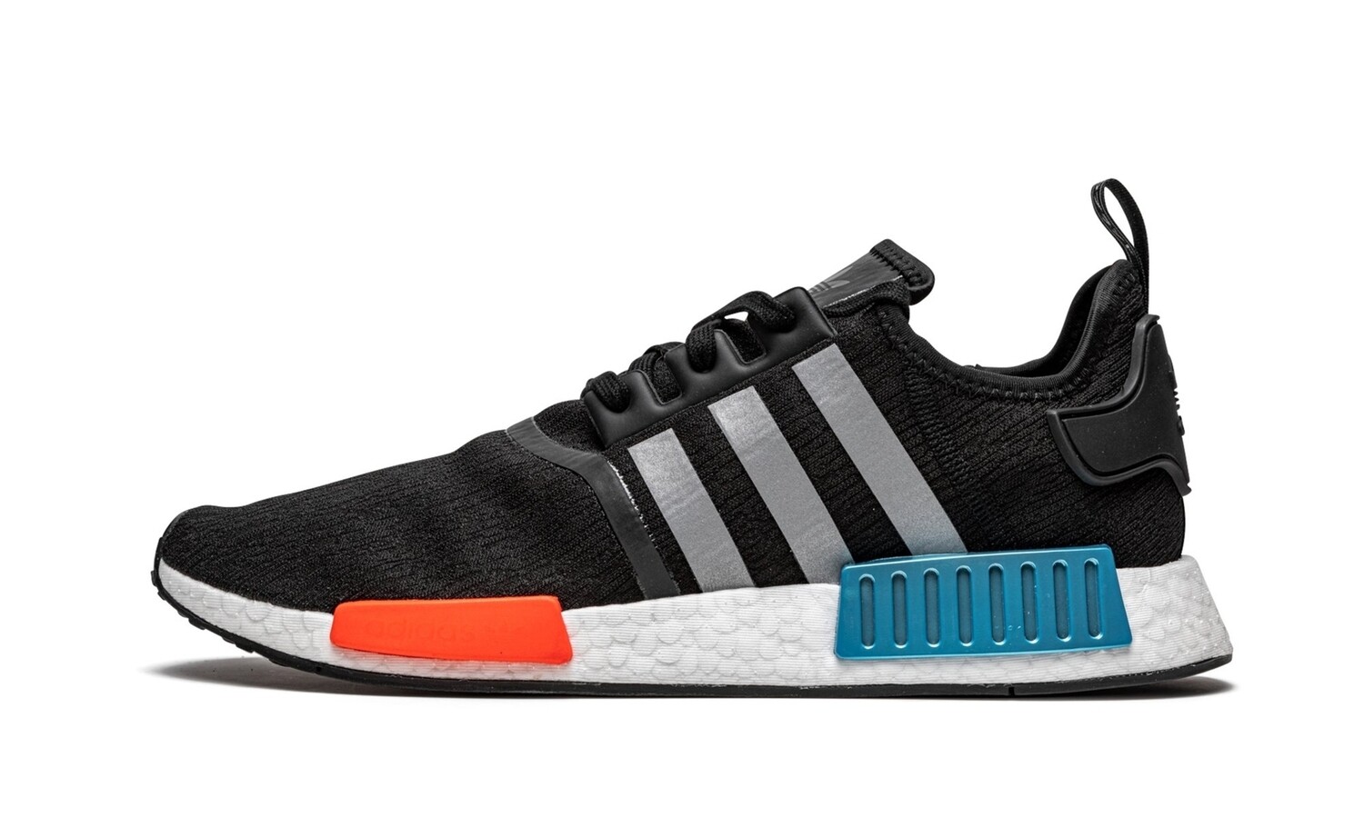 ADIDAS
NMD_R1
&quot;Black / Silver / Solar Red&quot;