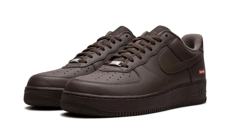 Nike Air Force 1 "Supreme - Mini Box Logo Brown"