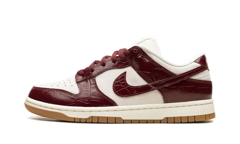 Nike Wmns Dunk Low LX "Team Red Croc"